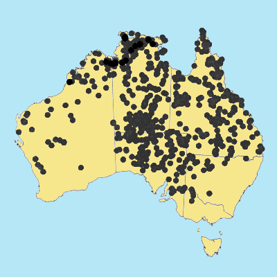 Australian Distribution 2002 © ABRS