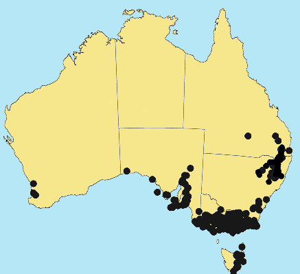 Australian Distribution 2002 © ABRS