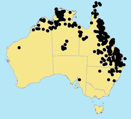 AusGrass Distribution 2002 © ABRS