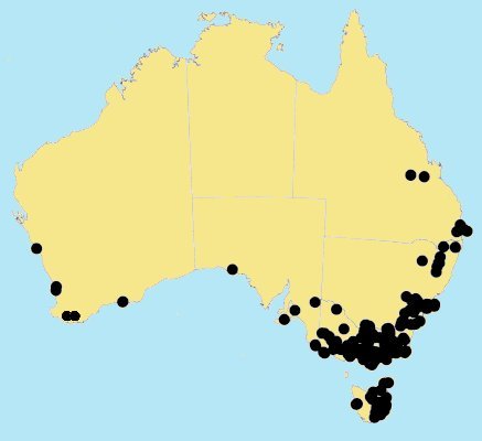 AusGrass Distribution 2002 © ABRS