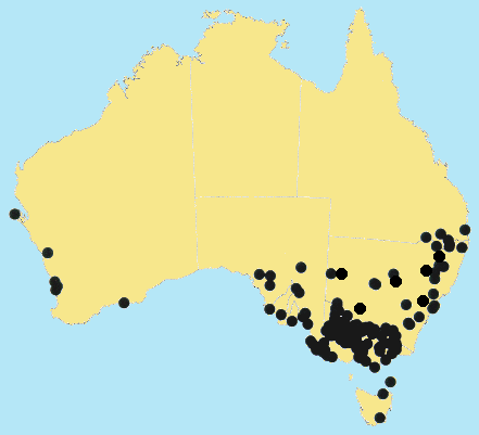 Australian Distribution 2002 © ABRS