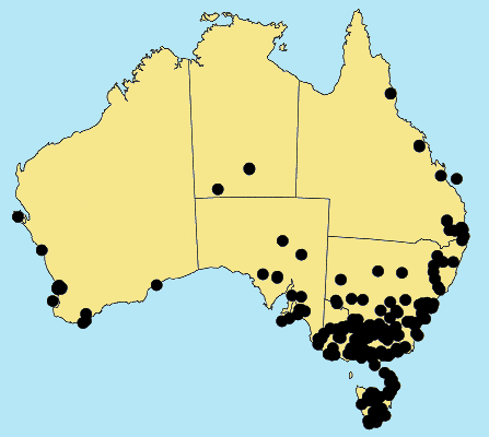 Australian Distribution 2002 © ABRS