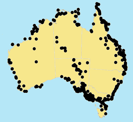 Australian Distribution 2002 © ABRS